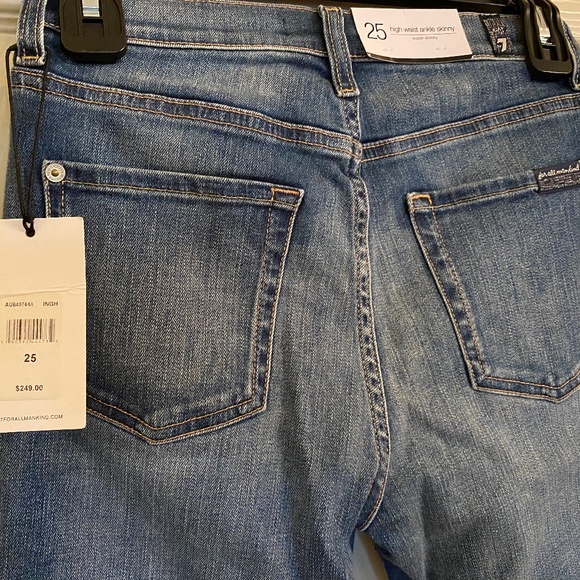 Seven (7 for All Mankind) High Waist Skinny Jeans - Picture 2 of 3